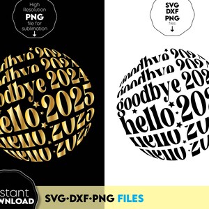Happy New Year boisson étiquette Png, Happy New Year 2024 Png, nouvel an Png, nouvel an sublimation Png, nouvel an chemises Svg, fichiers svg pour cricut
