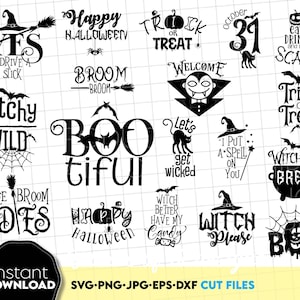 Halloween SVG Bundle Halloween Svg Png Pumpkin svg Halloween Decor svg Trick Or Treat svg file for cricut svg Halloween Png Bundle