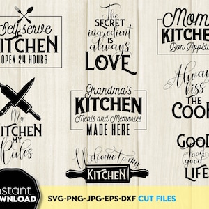 Kitchen Svg | Kitchen Svg Bundle | Kitchen Cut File | Baking Svg | Cooking Svg | Potholder Svg | Kitchen Quotes Svg | svg files for cricut