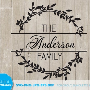 Wedding monogram wreath frame svg png monogram font svg png split font svg split Mmnogram svg split monogram svg Files For Cricut