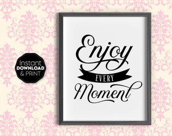 Divertidos diseños para el baño: Disfruta cada momento (Descarga digital imprimible)