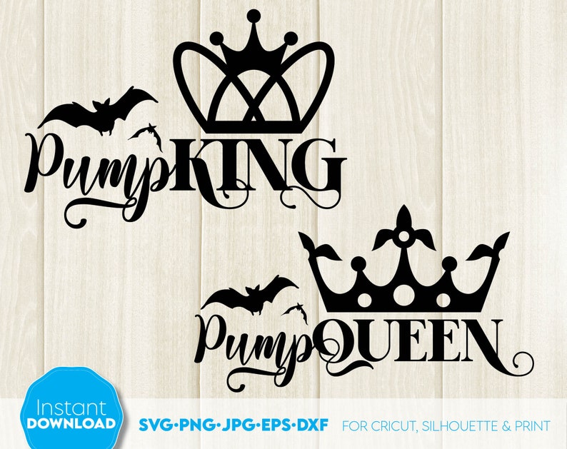 Download Halloween Queen svg Halloween King SVG Pump King svg Pump ...