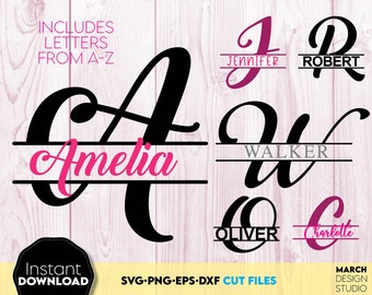 Elegant Baby Monogram PNG Nursery Letter Art
