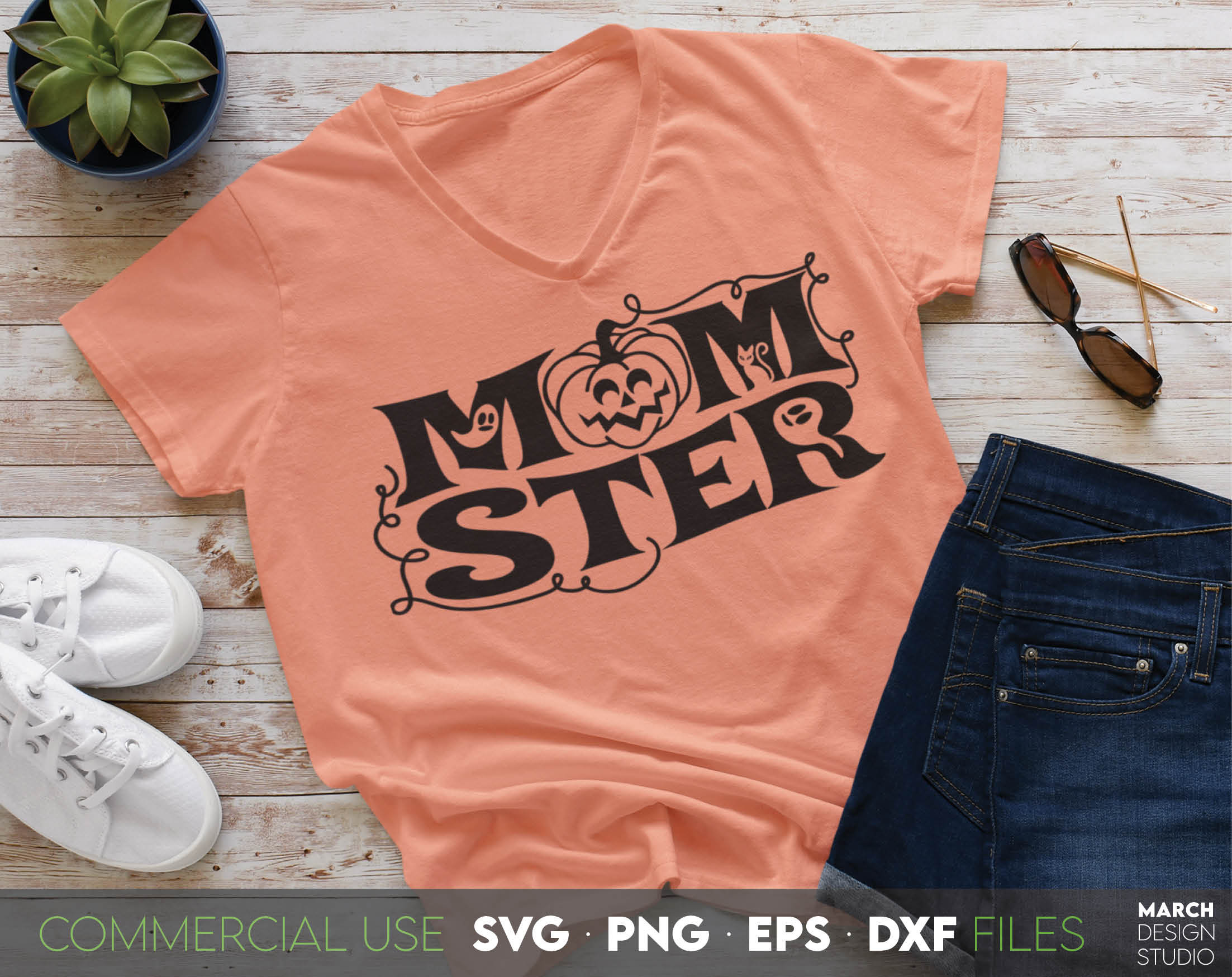 Momster Shirt SVG Momster PNG Funny Halloween SVG - Etsy