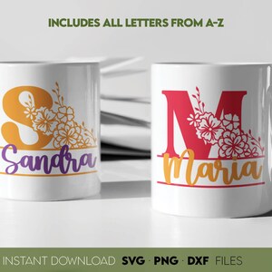 Monogramme svg, svg monogramme divisé, monogramme du nom de famille, monogramme svg lettres divisées, monogramme svg mariage, nom de famille svg, png, eps, dxf