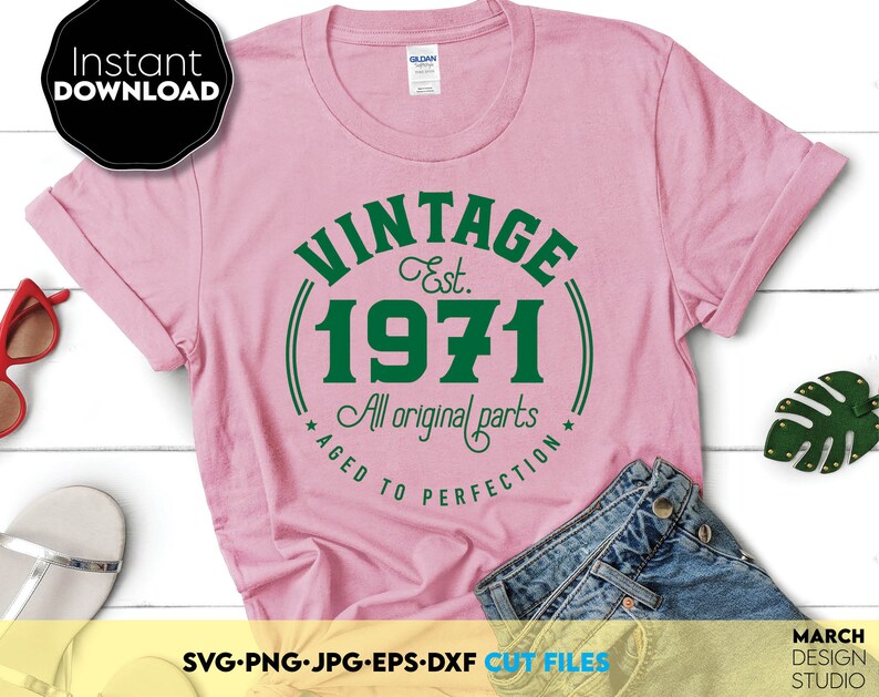 Download Png Jpg Vintage 1970 Shirt 50th Birthday Svg 50th Birthday Gift 50th Birthday Shirt 50th Birthday Party Instant Download Design Svg Clip Art Art Collectibles Autorentreff Badcamberg De