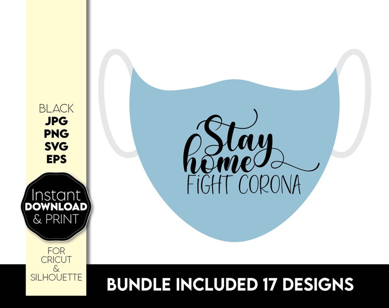 Download Quarantine SVG Bundle Quarantine SVG Christian svg face mask | Etsy