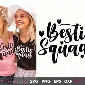 Besties Squad Shirt Png svg, Besties SVG, Mädchen Wochenende SVG, Mädchen Shirt svg, Reise Mädchen png, Besties Dusche svg, Besties png Besties Print