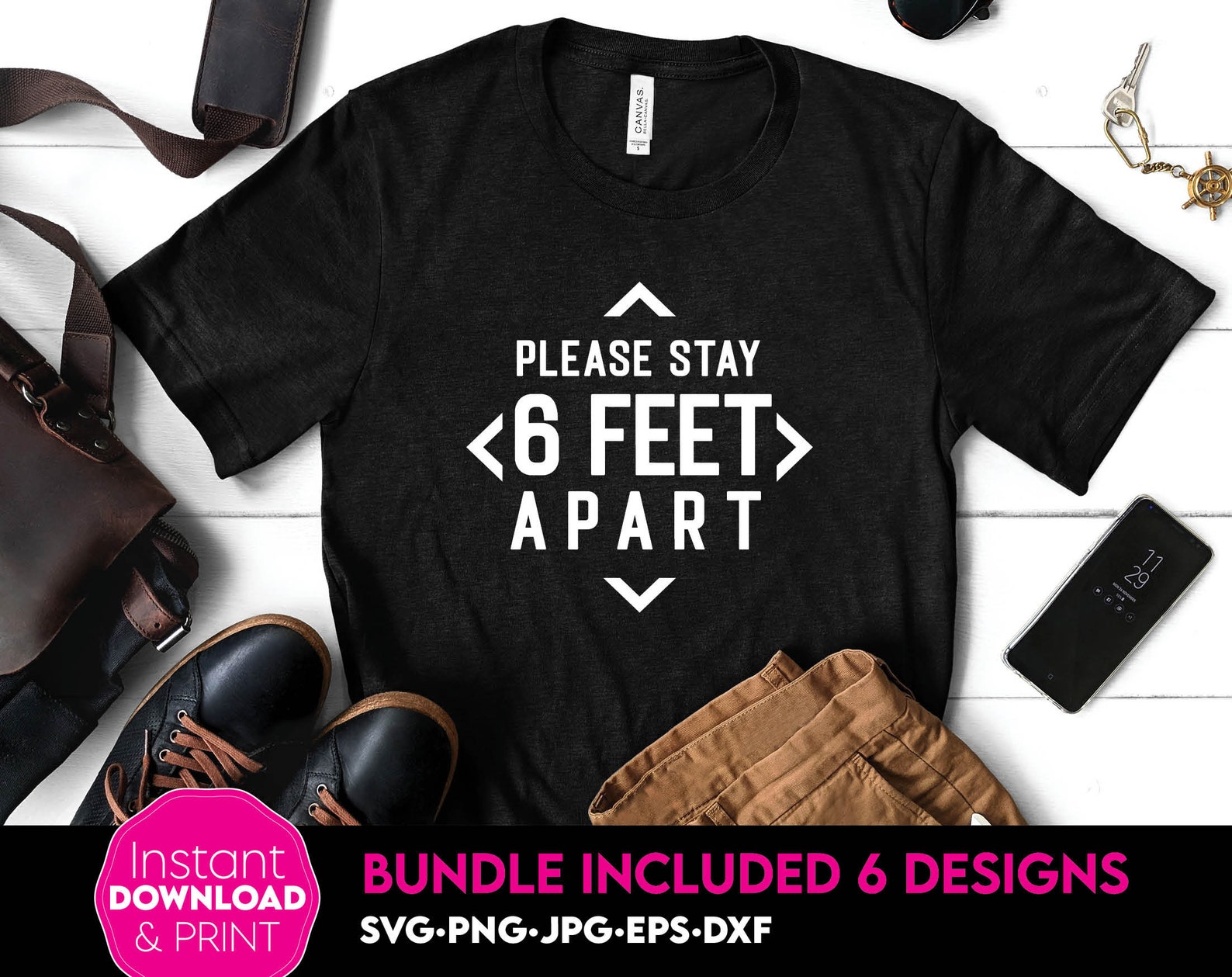 Download Quarantine SVG Bundle Quarantine SVG Social Distancing svg | Etsy