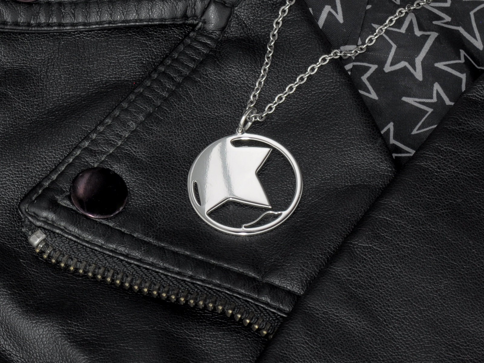 KISS Necklace KISS band Pendant Kiss Logo Demon Sign Starchild Etsy