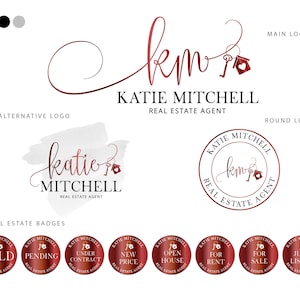 Real Estate Logo Branding Kit, Realtor Logo, Real Estate Marketing, Realtor Gift,