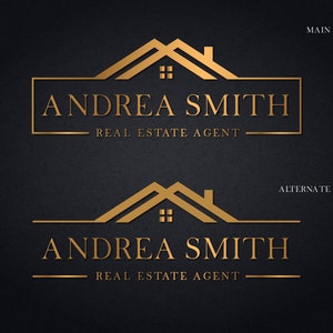 REAL ESTATE LOGO Design, House Logo Design, Realtor Logo, Real Estate Agent Logo,