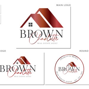 REAL ESTATE LOGO, House Logo Design, Realtor Logo, Realtor Marketing,