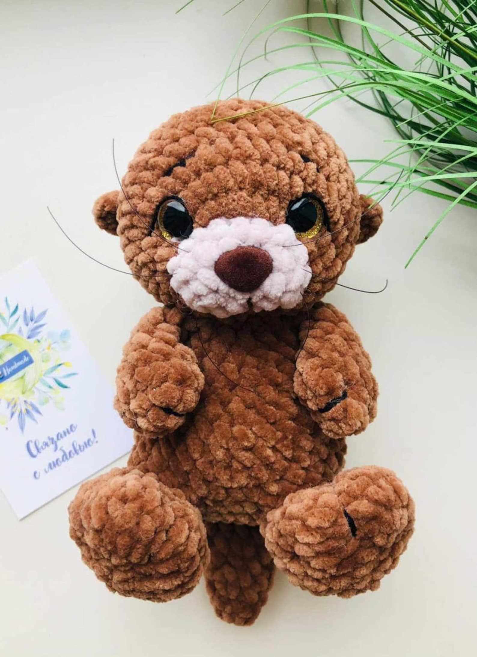 Amigurumi pattern Otter crochet PDF tutorial Crochet pattern Etsy