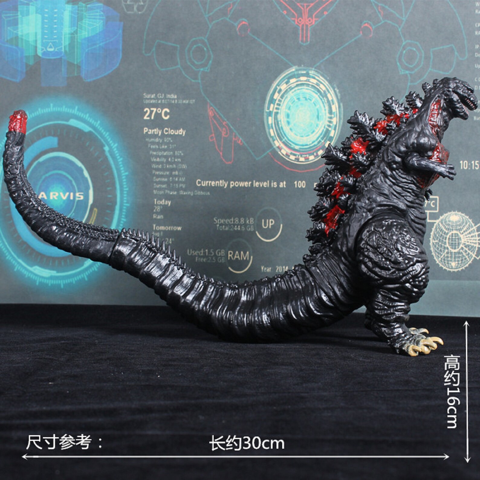 Godzilla Toy dinosaur toy 16cm PVC Action Figure Collectible Etsy