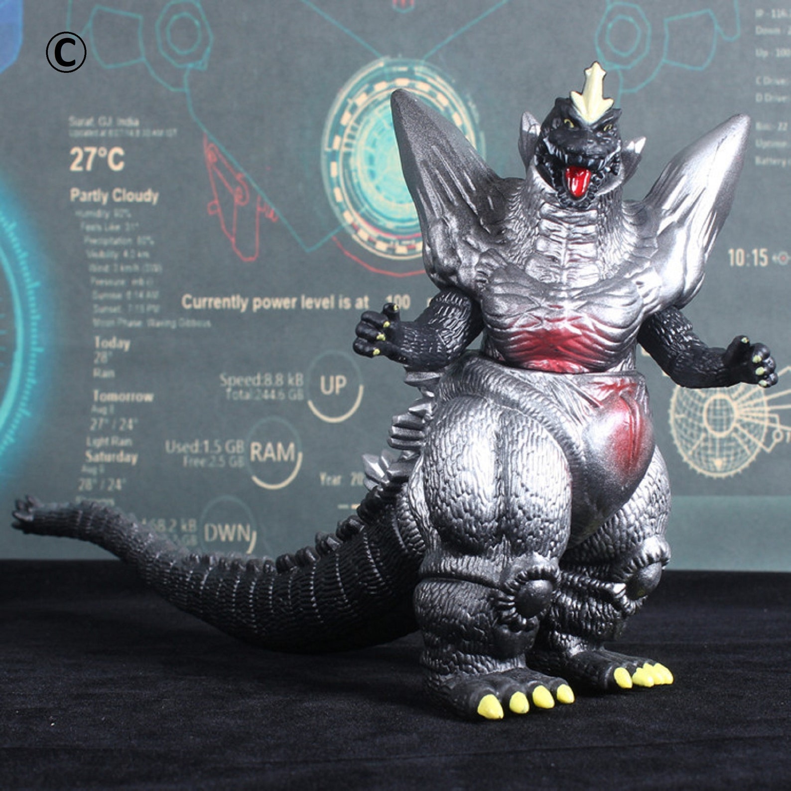Godzilla Toy dinosaur toy 16cm PVC Action Figure Collectible Etsy