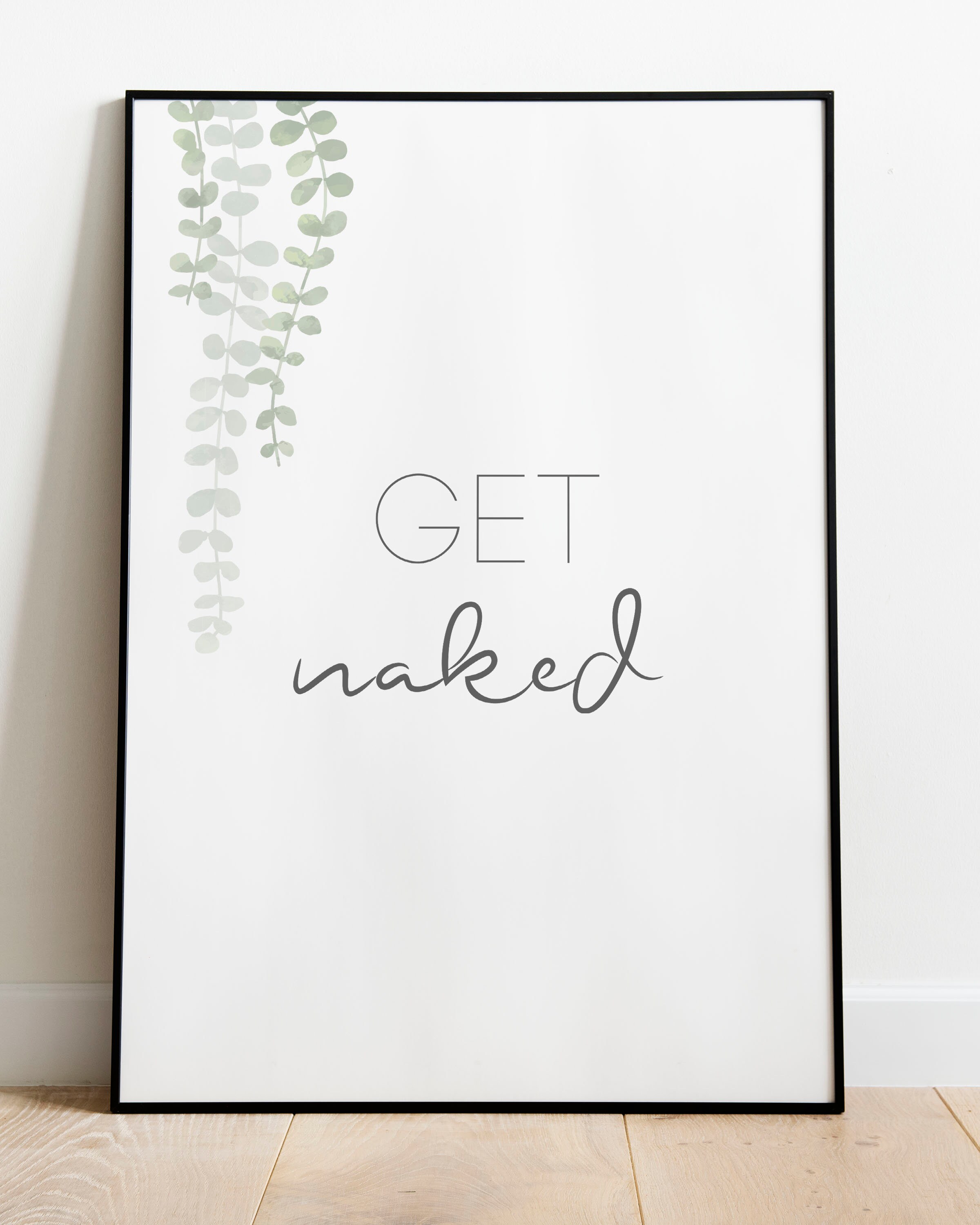 Bathroom Prints Botanical Leaves Wall Art Print Posters - Etsy
