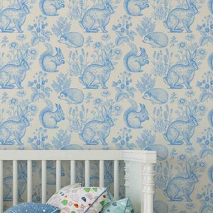Nursery Wallpaper Toile Wallpaper Removable Wallpaper Etsy We have a wide range of. etsy