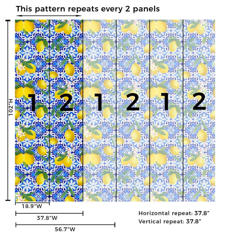 Italian Lemon Wallpaper Removable Wallpaper Watercolor - Etsy