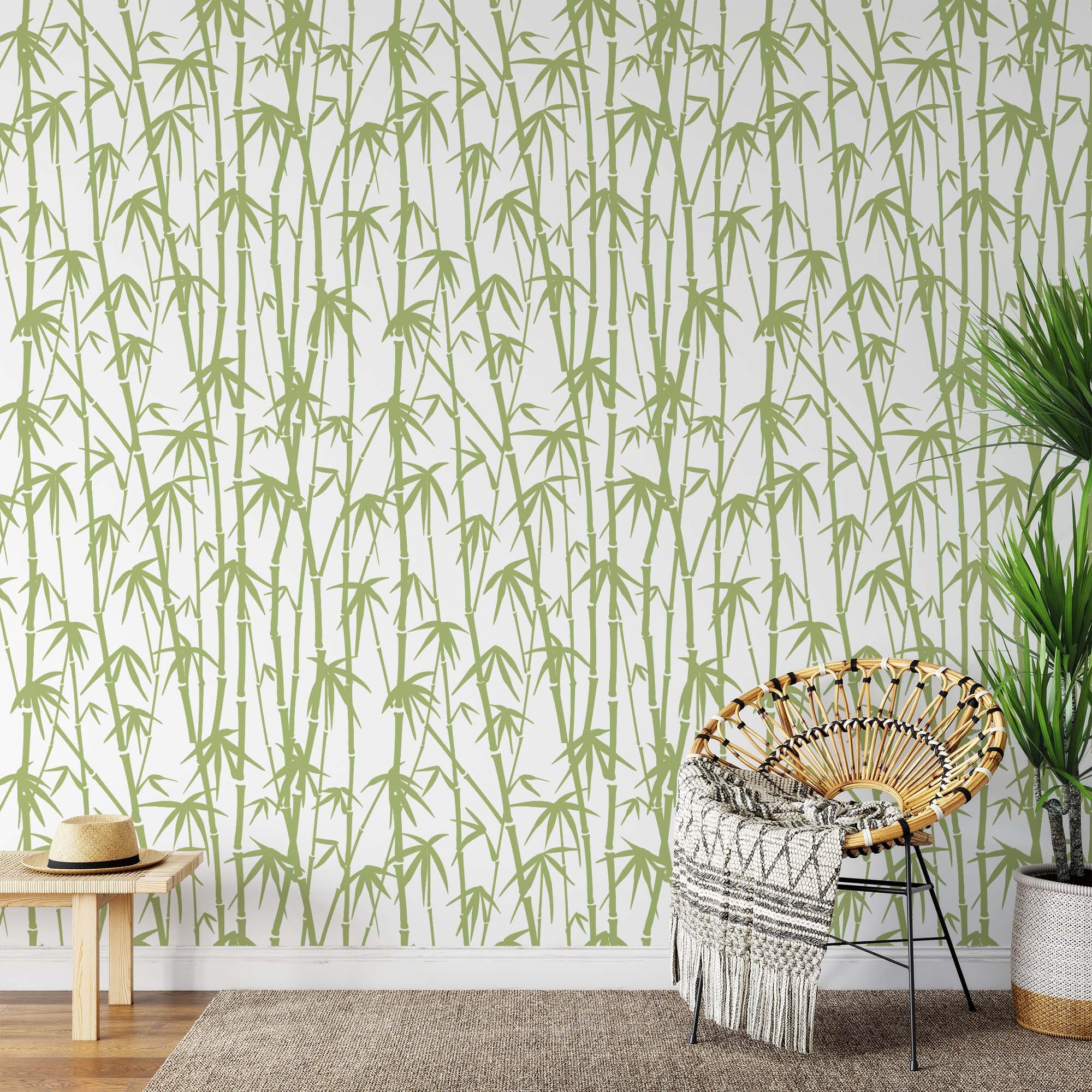 Buy Jaamso Royals Multicolor PVC Green Bamboo Tree Self Adhesive Peel Stick  Wallpaper 18X236 Inch 600 CM X 45 CM  Online at Best Prices in India   JioMart