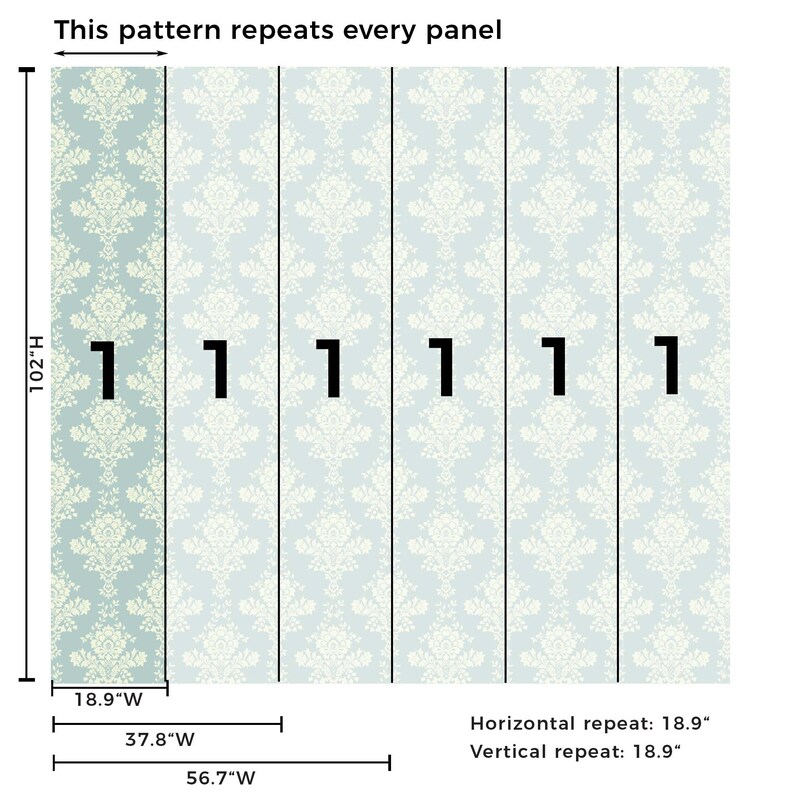 Victorian Damask Removable Wallpaper Elegant Wallpaper Etsy
