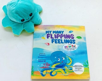 My Many Flipping Feelings by Tamara Sheppard - An interactive children’s book about their feelings and emotional intelligence - Flip Octopus