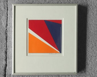 Ole Folmer Hansen, Composition, Serigraph, 1998, Framed