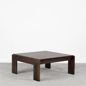 Early Vintage Mid-Century Modern Teak Coffee Table Bastiano by Tobia & Afra Scarpa for Gavina, 1960s