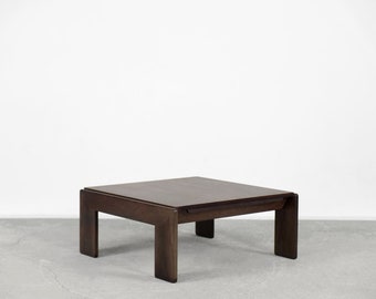 Early Vintage Mid-Century Modern Teak Coffee Table Bastiano by Tobia & Afra Scarpa for Gavina, 1960s