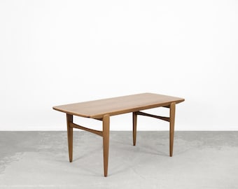 Vintage Mid-Century Scandinavian Modern Teak Coffee Table, 1960s