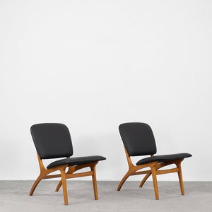 Mid-Century Modern Vintage Swedish Jylland Chairs from Jio Möbler, 1953, Set of 2
