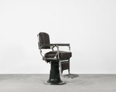 Original Vintage Industrial Scandinavian Hairdresser or Barber Chair from NIKE, 1927