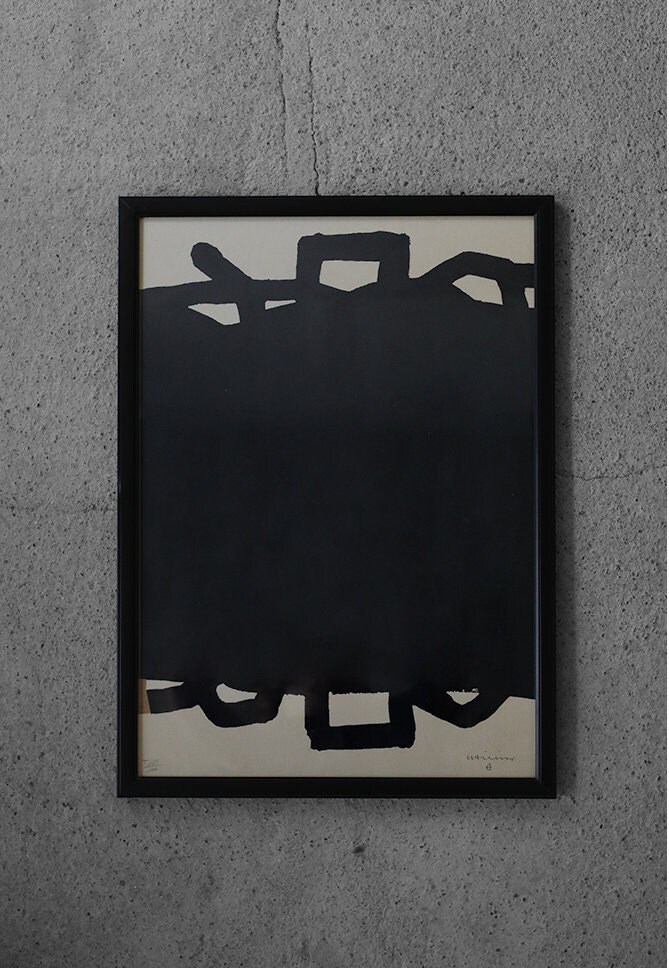 エドゥアルド・チリーダ、厚紙に描かれたオリジナルのヴィンテージ