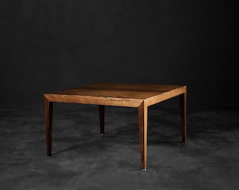 Vintage Mid-Century Scandinavian Modern Rosewood Coffee Table by Severin Hansen for Haslev Møbelfabrik, 1960s