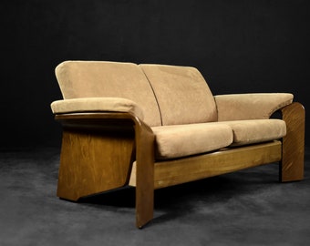 Mid-Century Norwegian Modern Two-Seater Sofa Stressless Pegasus Low Back Loveseat from Ekornes