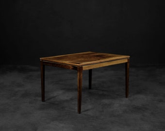 Low Vintage Mid-Century Danish Modern Rosewood Coffee Table, 1960s