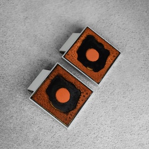 Vintage Brutalist Belgian Metal & Ceramik Entry Door Pull Handle by Juliette Belarti, 1960s, Set of 2