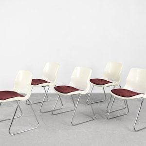 Mid-Century Modern Scandinavian Chairs by Svante Schöblom for Overman, 1970s, Set of 5