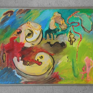 Lennart Lilja, Öl auf Leinwand, gerahmt
