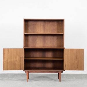 Vintage Scandinavian Teak Cabinet with Shelves, 1960s image 2