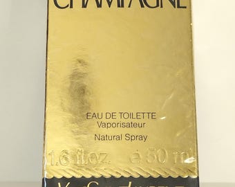 Yves Saint Laurent CHAMPAGNE Eau de Toilette 50 ml EdT OVP YSL 1993 Vintage Raro