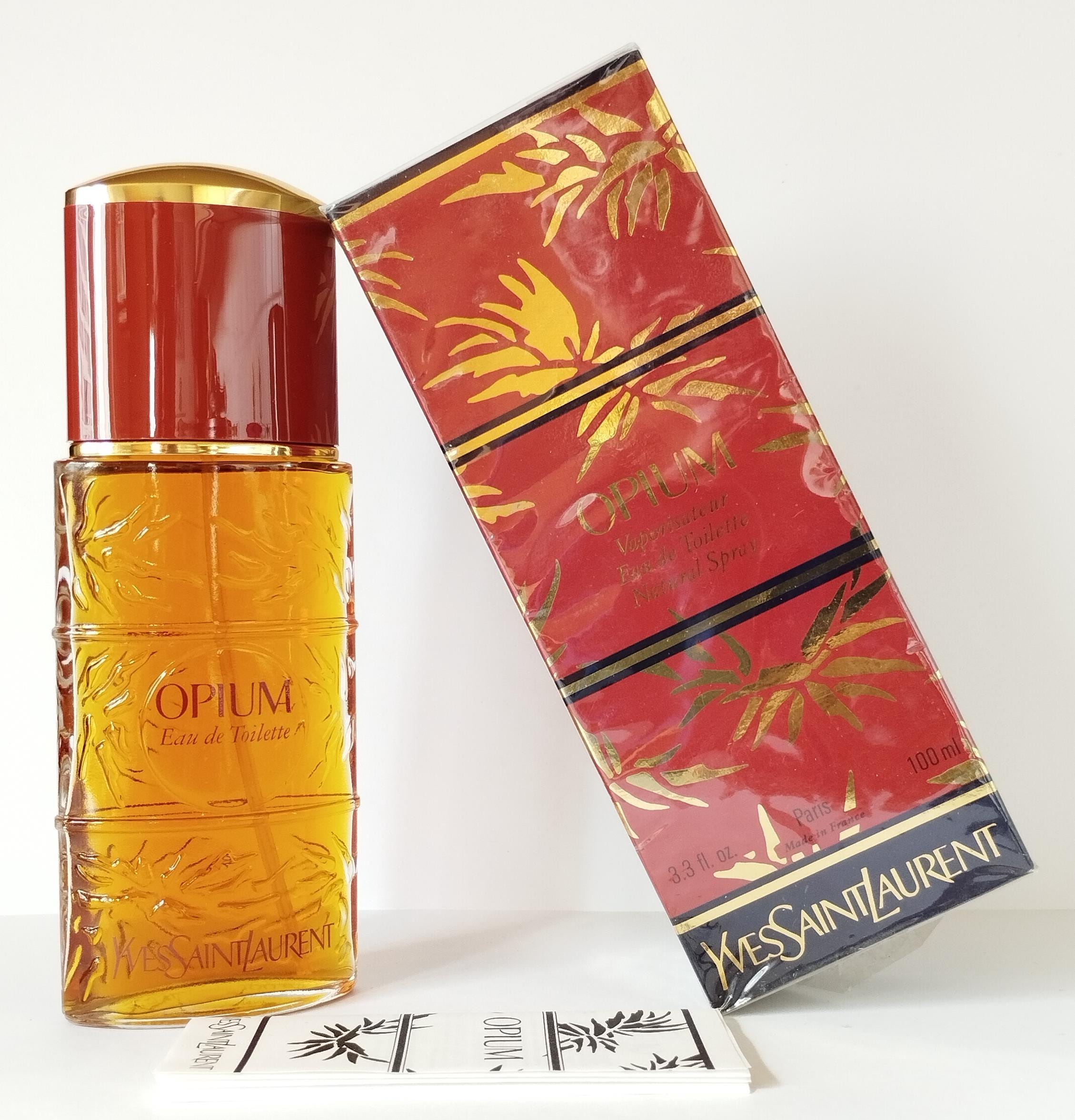 廃盤・ヴィンテージ　イヴ・サンローラン オピウム 100ml 香水 EDT Yves Saint Laurent Opium Eau De Toilette 100 Ml Edt YSL Opium