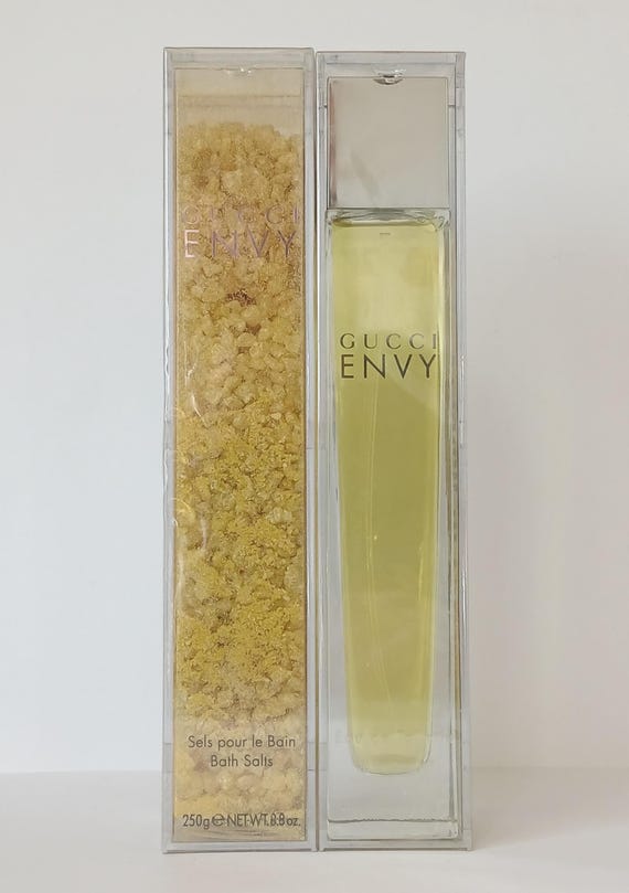Gucci ENVY Eau De Toilette 100 Ml Edt & Bath Salts 250g OVP Foil