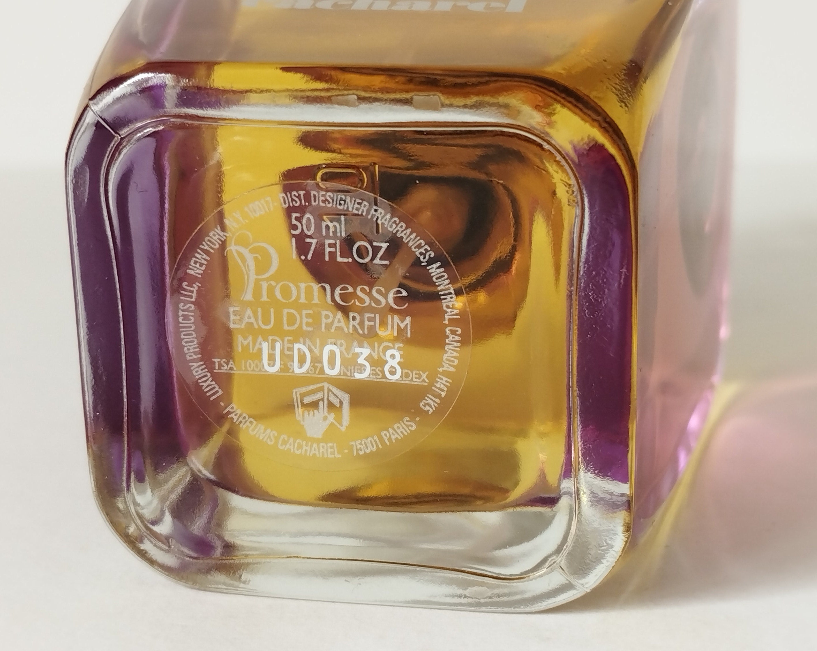 Cacharel Promesse Eau De Parfum 50 Ml Edp Bottle Rare - Etsy