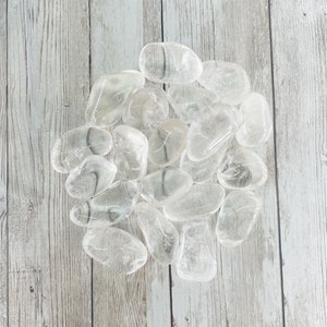 Tumbled Clear Quartz, Tumbled Crystal