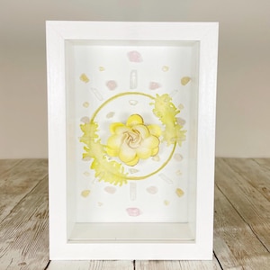 Love, Joy, Abundance Crystal Art,  Framed Crystal Wall Artwork, Crystal Wall Decor, Crystal Hanging, House Blessing Gift