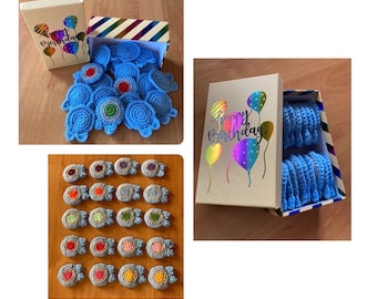 Fish Colors Memory Game with Birthday Box