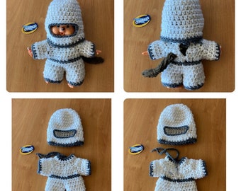 AstronautenOutfit Kostüm für 20 cm Monchichi