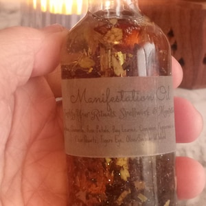 Manifestation Oil/Spell Oil/Ritual Oil/Witch Oil/Anointing Oil/Altar Oil