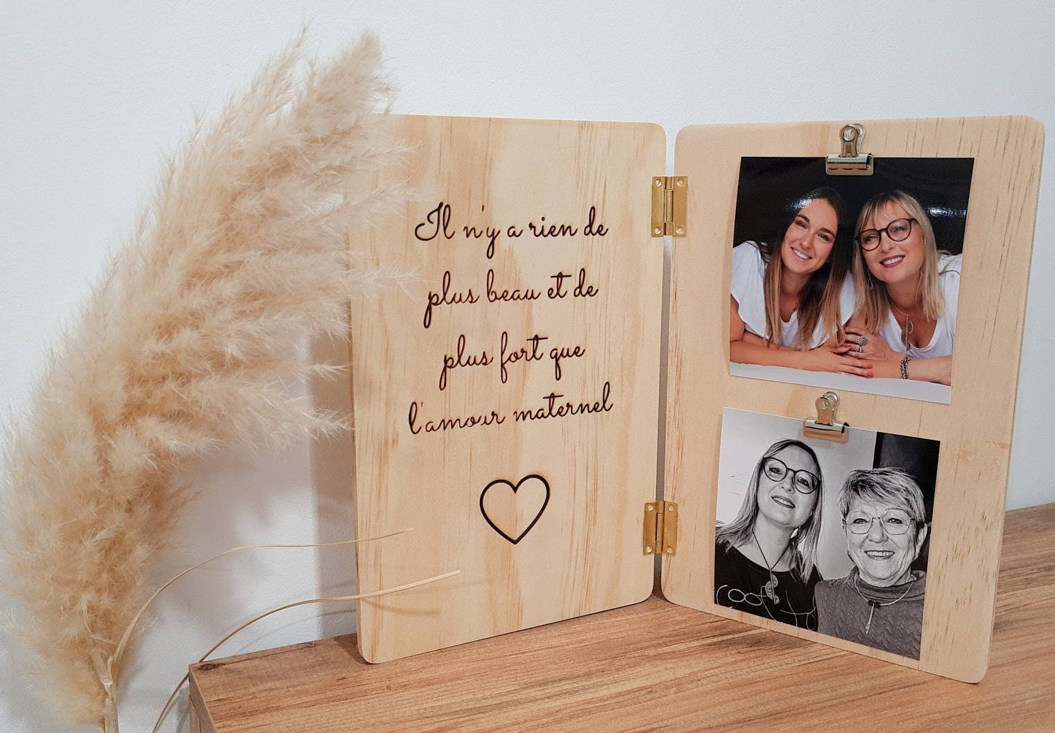 Livre Photo en Bois